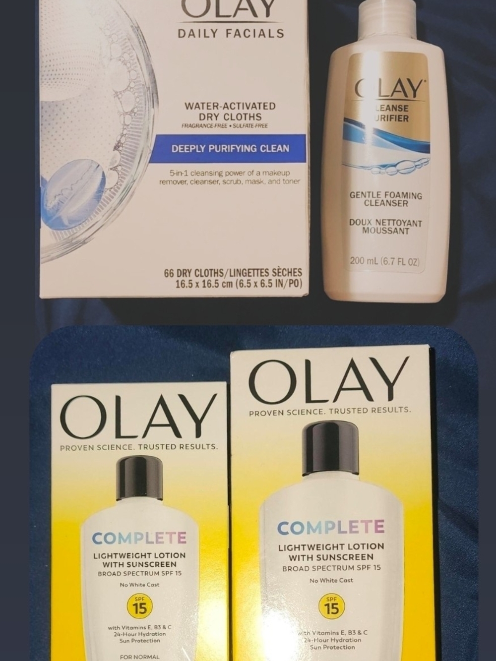 Olay bundle new Daily Facials & Complete Lightweight Lotion Duo